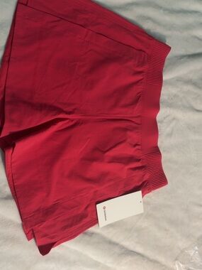 lululemon athletica Coral Pink Active Shorts with Elastic Waist